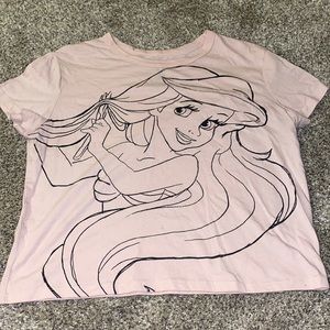 Light Pink Ariel Disney princess top